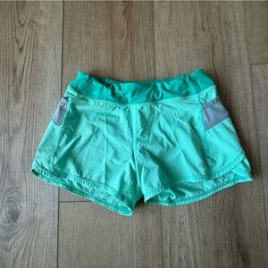 Athleta Kids Bottoms Shorts in Aqua and Gray